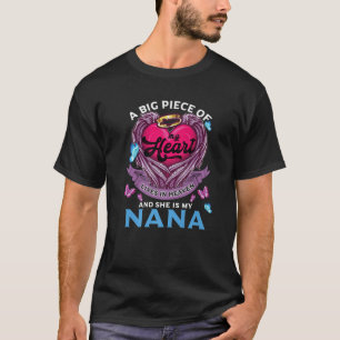 Camiseta Una Gran Pieza De Mi Corazón Vive En El Cielo, Ell