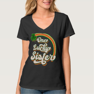 Camiseta Una hermana afortunada y divertida irlandesa en Sa