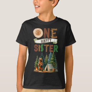 Camiseta Una hermana campista feliz cumpleaños camping Bea