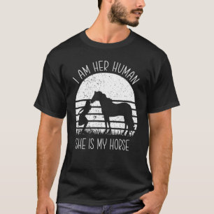 Camiseta Una Hermosa Ella Humana Ella Es Mi Jinete De Cabal