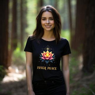 Camiseta Una hermosa flor de loto de paz interior