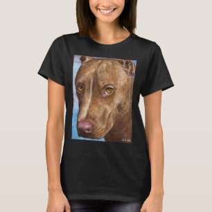 Camiseta Una hermosa pintura de Toro de Nariz Roja