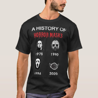 Camiseta una historia de máscaras de halloween