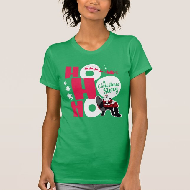 Camiseta Una historia de Navidades | Ho Ho Ho Ho Ho Ho (Anverso)