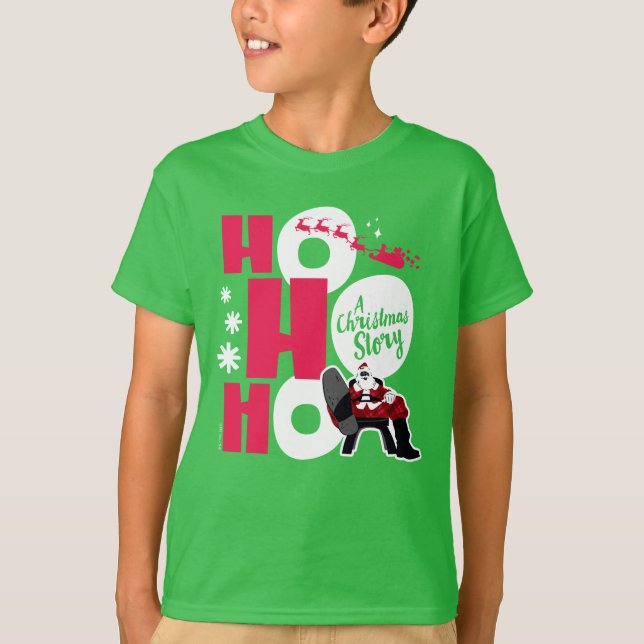 Camiseta Una historia de Navidades | Ho Ho Ho Ho Ho Ho (Anverso)