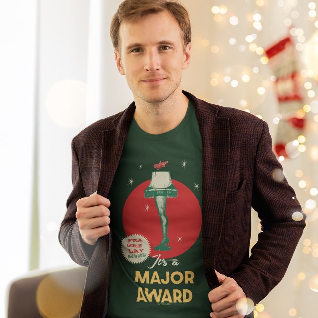 Camiseta Una historia de Navidades | Premio mayor de la lám (Person wearing t-shirt)