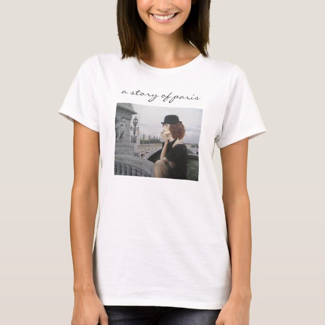 Camiseta - una historia de París (Anverso)