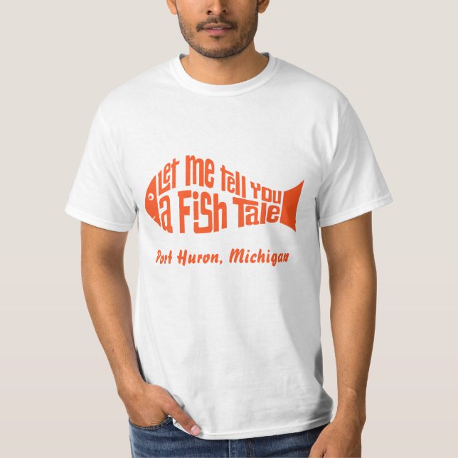 Camiseta Una historia de pescado personalizada (Anverso)