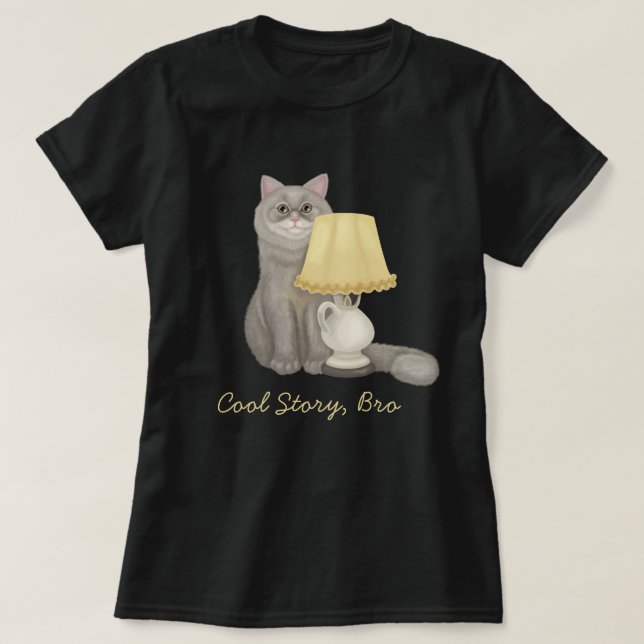Camiseta Una historia genial, hermano gato T-Shirt (Diseño del anverso)