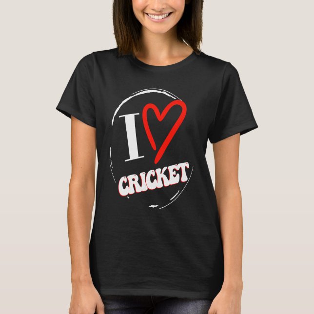 Camiseta Una idea divertida de críquet (Anverso)