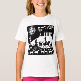 Camiseta Una ilustración de estilo antiguo