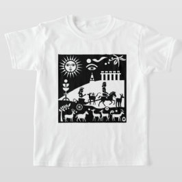 Camiseta Una ilustración de estilo antiguo