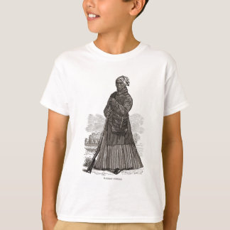 Camiseta Una imagen del grabar en madera de Harriet Tubman,