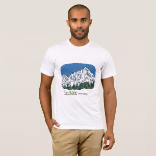 Camiseta Una imagen intrépida del índice hermoso del Mt.,