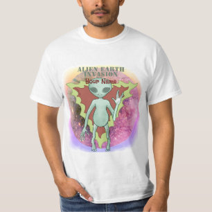 Camiseta Una invasión alienígena TBA en la Tierra