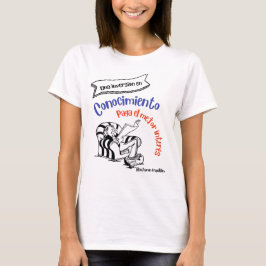 Camiseta una inversión en conocimiento el mejor intere
