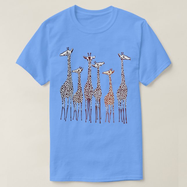 Camiseta Una jirafa de animal amante de la naturaleza graci (Diseño del anverso)