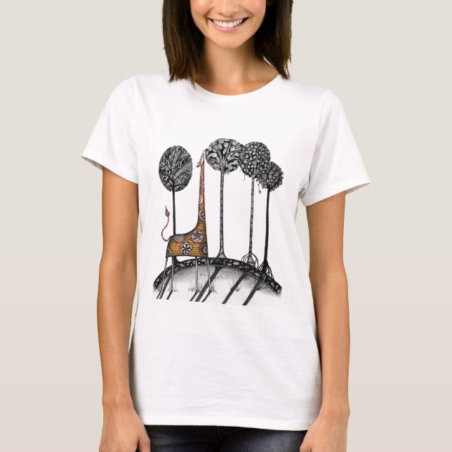 Camiseta Una jirafa llamó Kennett (Anverso)