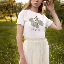 Camiseta Una jirafa salvaje de Safari