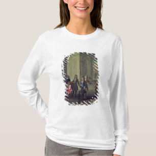 Camiseta Una lección que es dada al Louis joven XV