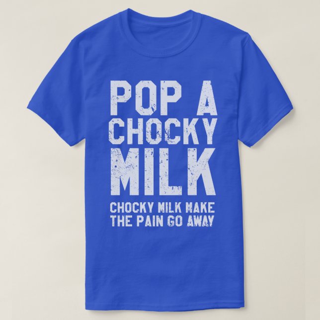Camiseta Una leche chocante (Diseño del anverso)
