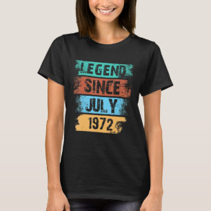 Camiseta Una leyenda asombrosa de 50 años desde julio de 19