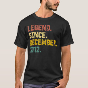 Camiseta Una leyenda de 10 años desde diciembre de 2012