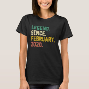 Camiseta Una leyenda de 3 años desde el tercer nacimiento d