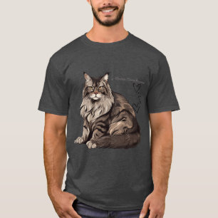 Camiseta una leyenda de Maine Coon