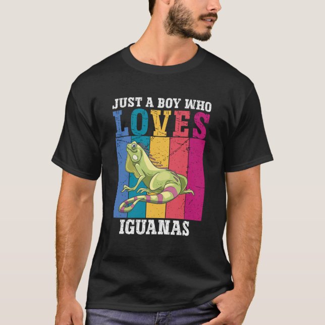 Camiseta Una linda vida divertida de la iguana es gracioso  (Anverso)