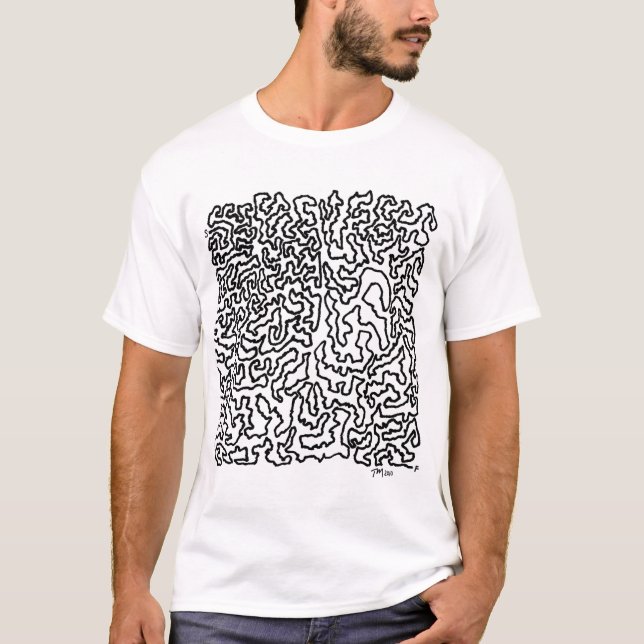 Camiseta Una línea arte (Anverso)