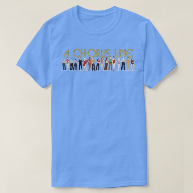 Camiseta Una línea coro  (Diseño del anverso)