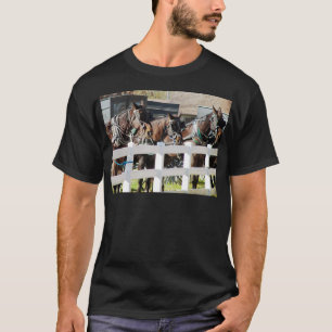 Camiseta Una línea de caballos Amish