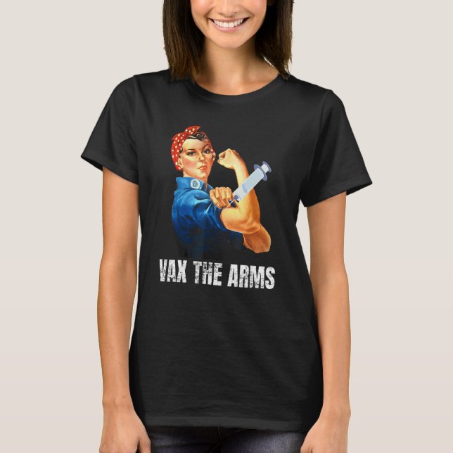 Camiseta Una llamada a las armas no espera la vacuna vax lo (Anverso)
