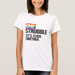 Camiseta Una lucha, mantengámonos unidos