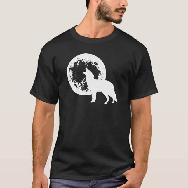 Camiseta Una luna del lobo (Anverso)