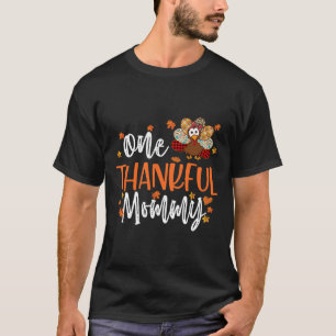 Camiseta Una madre agradecida, familia de Acción de Gracias
