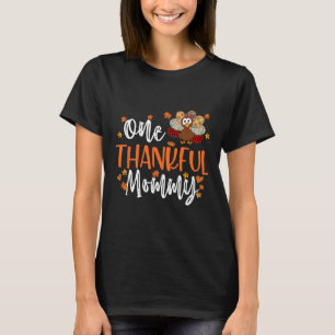 Camiseta Una madre agradecida, familia de Acción de Gracias