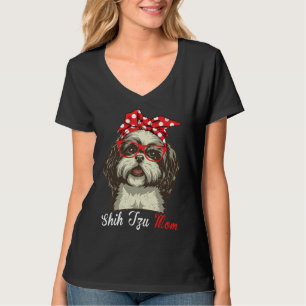 Camiseta Una Madre Chih Tzu Para Las Mujeres Shih Tzu Dog S