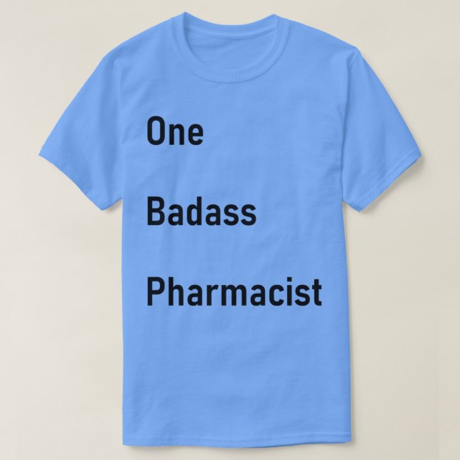 Camiseta Una mala gracia farmacéutica (Diseño del anverso)