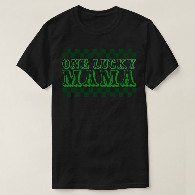 Camiseta Una mamá afortunada 2 (Diseño del anverso)