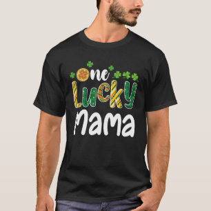 Camiseta Una Mamá Afortunada Familia Combinando Día de San 