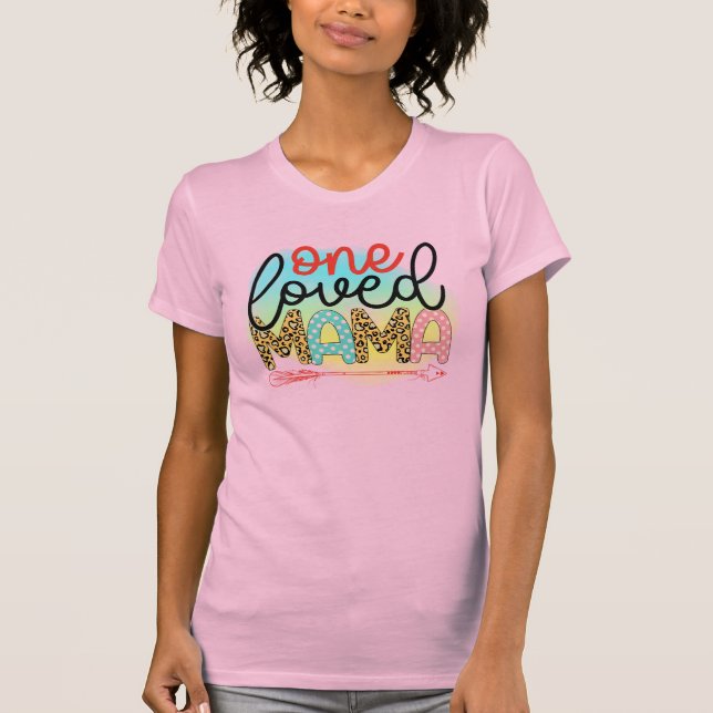 Camiseta Una mamá querida (Anverso)