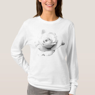 Camiseta Una manga larga subió de las señoras