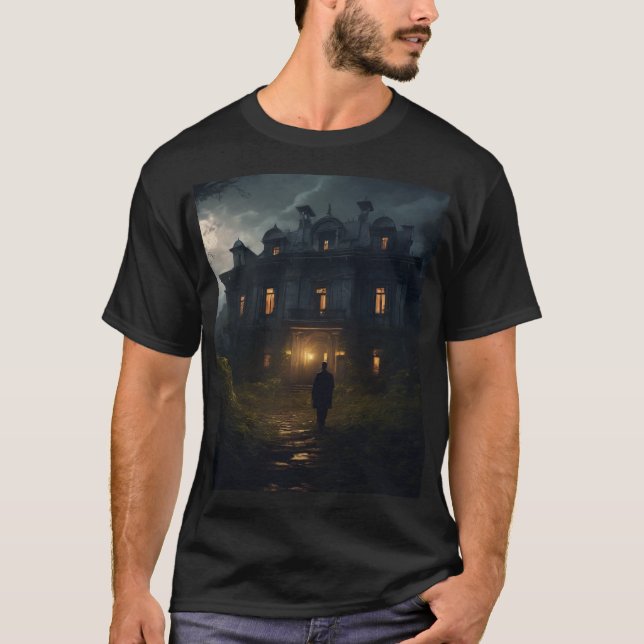 Camiseta Una mansión de terror (Anverso)