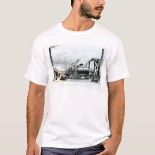 Camiseta Una manufactura del Vapor-Motor y trabajos del