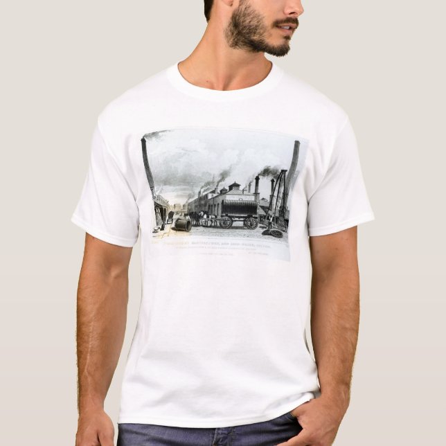 Camiseta Una manufactura del Vapor-Motor y trabajos del (Anverso)