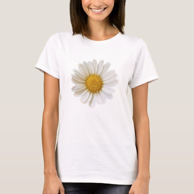 Camiseta Una margarita blanca (Anverso)