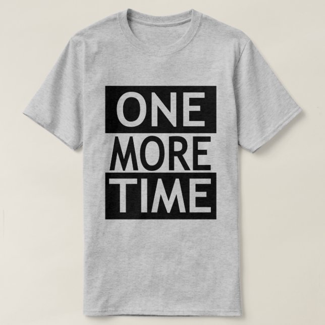 Camiseta Una más vez (Diseño del anverso)