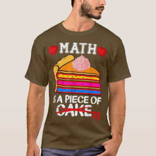Camiseta Una matemática divertida es un pedazo de la estudi